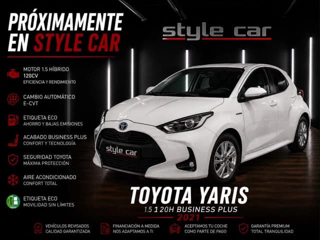 Toyota Yaris 1.5 120H Business Plus 2021 en Style Car Canarias · CEC