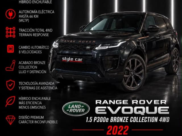 Land Rover Range Rover Evoque 1.5 P300e Bronze Collection AUT 4WD PHEV 2022 en Style Car Canarias · CEC