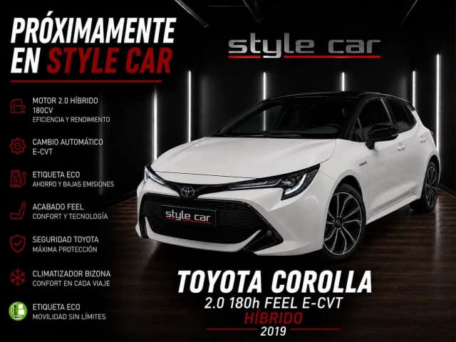 Toyota Corolla 2.0 180H FEEL ECVT 2019 en Style Car Canarias · CEC