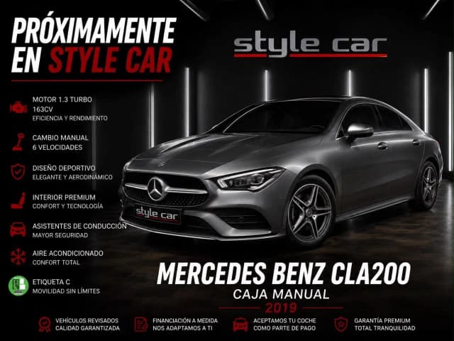 Mercedes-Benz CLA CLA 200 2020 en Style Car Canarias · CEC