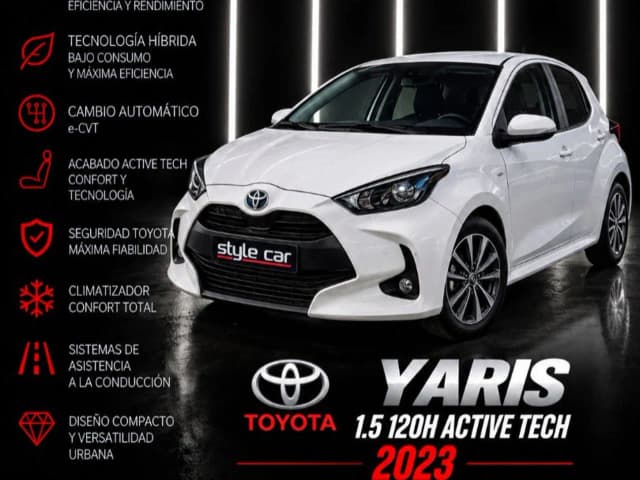 Toyota Yaris 1.5 120H Active Tech 2023 en Style Car Canarias · CEC