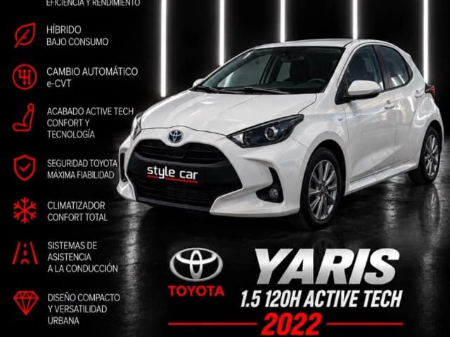 Toyota Yaris 1.5 120H Active Tech 2023 en Style Car Canarias · CEC