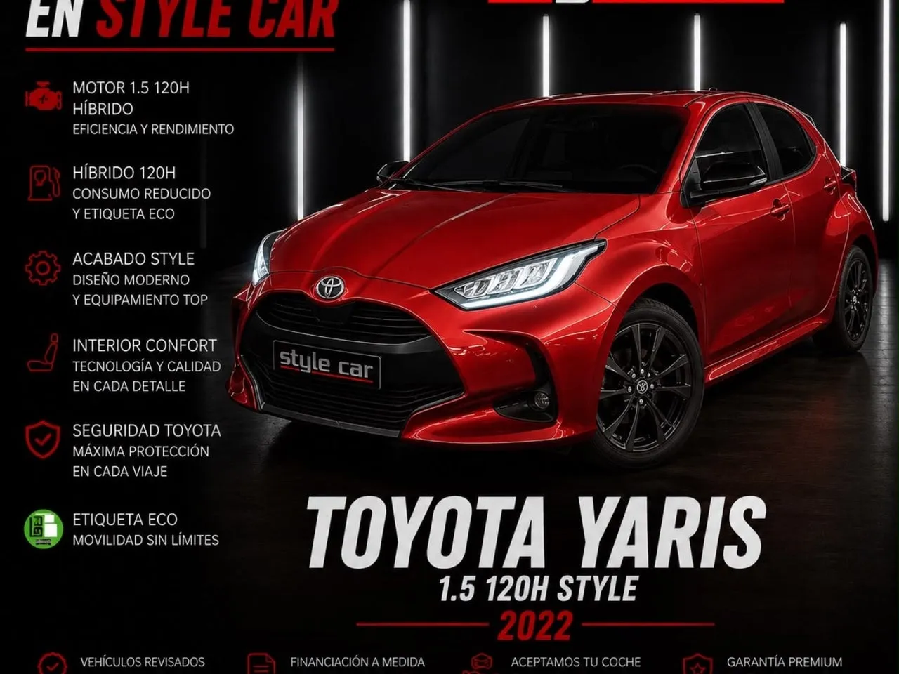 Toyota Yaris 2022 en Gran Canaria · CEC